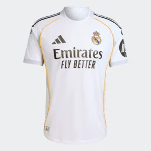 Real Madrid Mens Home Player Jersey 25/26 White