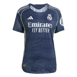 Real Madrid Womens Away Authentic Player Jersey 25/26 Navy