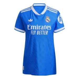 Real Madrid Womens Third Authentic Player Jersey 25/26 Blue