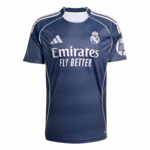Real Madrid Mens Away Authentic Fan Jersey 25/26 Navy
