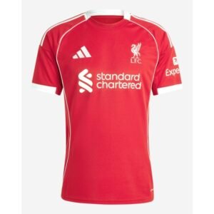 LFC adidas Mens 25/26 Authentic Home Fan Jersey