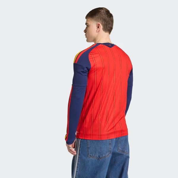 2026 FIFA World Cup Spain Men's Fan Longsleeve Jersey - Image 6