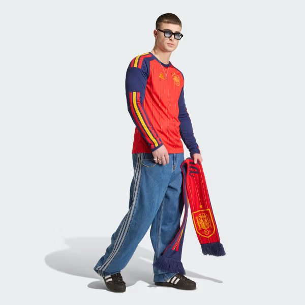 2026 FIFA World Cup Spain Men's Fan Longsleeve Jersey - Image 5