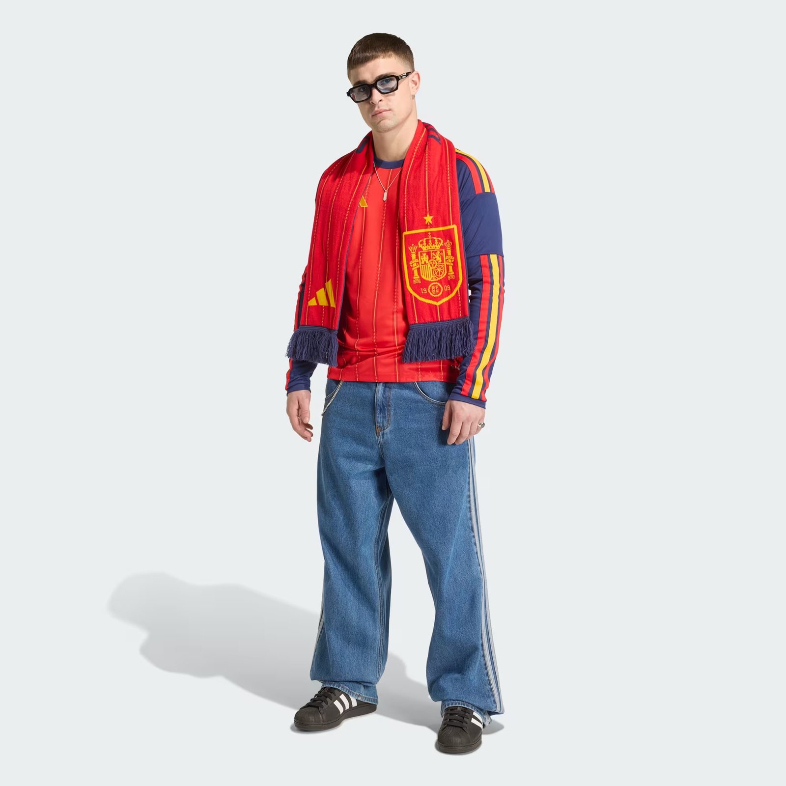 2026 FIFA World Cup Spain Men's Fan Longsleeve Jersey - Image 3